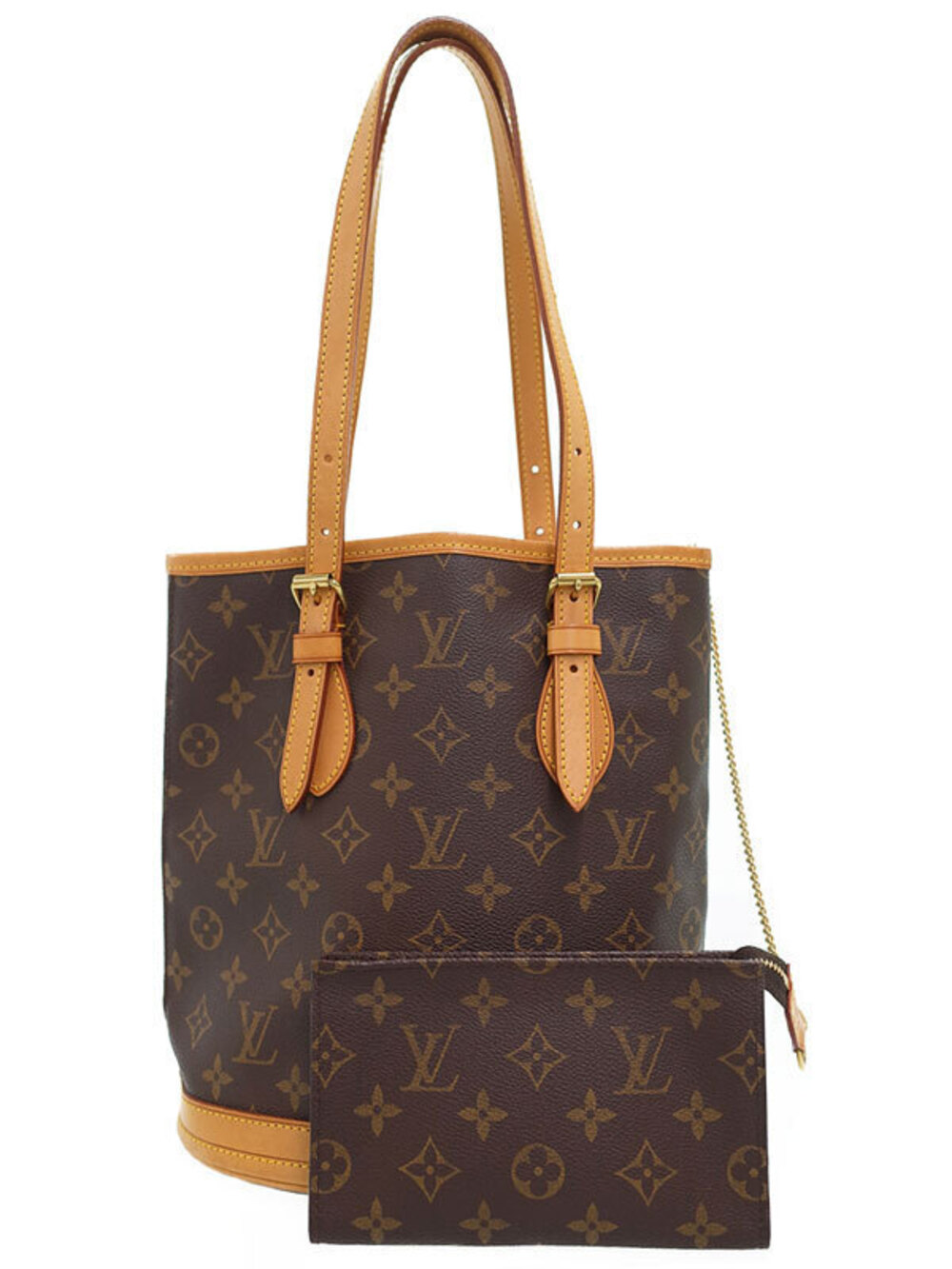 Louis Vuitton Monogram Bucket Shoulder Bag